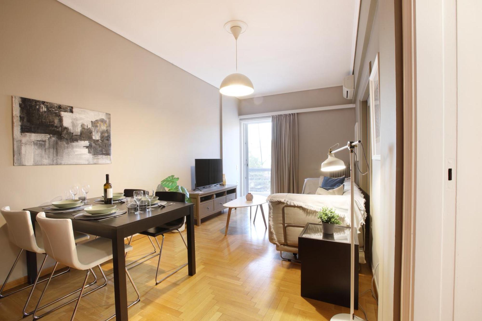 Modern 2Bd Apartment Next To Acropolis Athen Exterior foto
