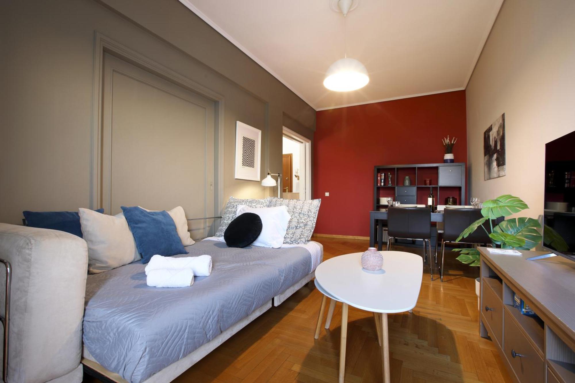 Modern 2Bd Apartment Next To Acropolis Athen Exterior foto