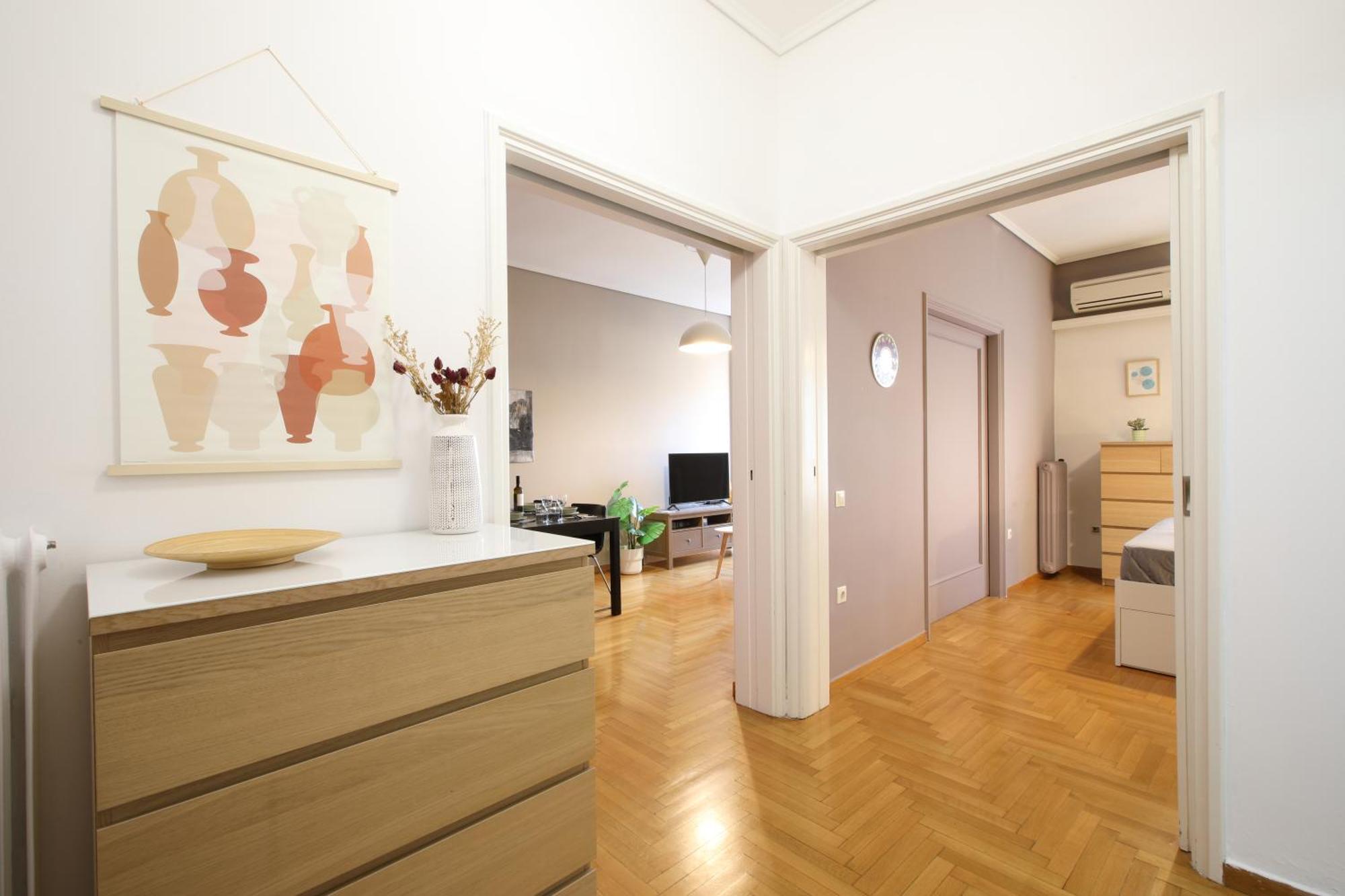 Modern 2Bd Apartment Next To Acropolis Athen Exterior foto